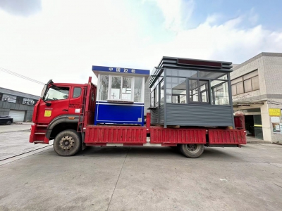 兩臺崗亭發貨浙江