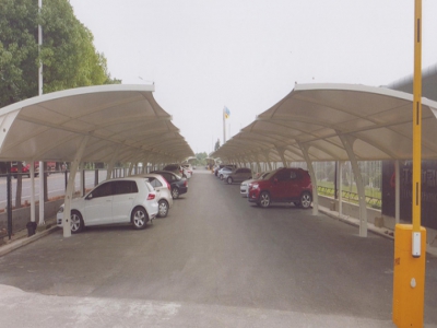 膜結構汽車棚